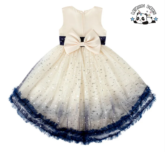 LEZONKIDS - Custom Summer Fluffy Dress Children's Princess Dress Girls Evening Dress for Birthday Party